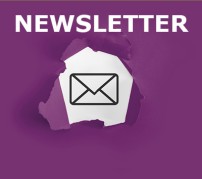 Grafik mit einem Symbol f&uuml;r einen Brief. Dar&uuml;ber steht: Newsletter